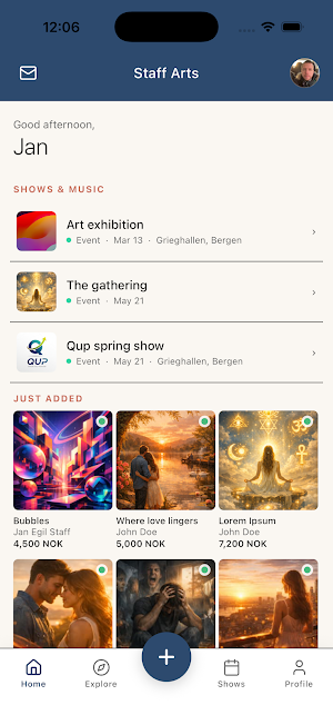 Staff Arts Screenshot 0