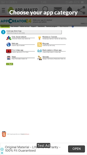 App Maker : The Android App Builder Screenshot 3