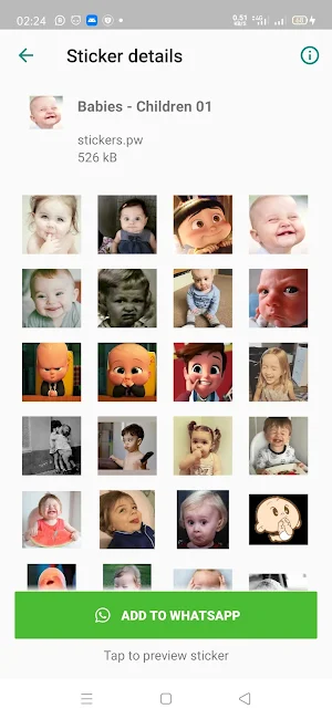 Babies Stickers Screenshot 2