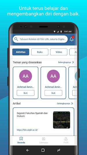FSH UIN Jakarta Library Screenshot 3