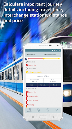Hamburg U-Bahn Guide and Subway Route Planner Screenshot 2