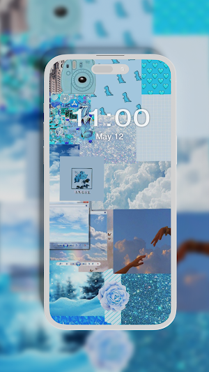 Blue Aesthetic Wallpapers Screenshot 1