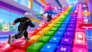 Speed Keyboard Parkour Escape Screenshot 3