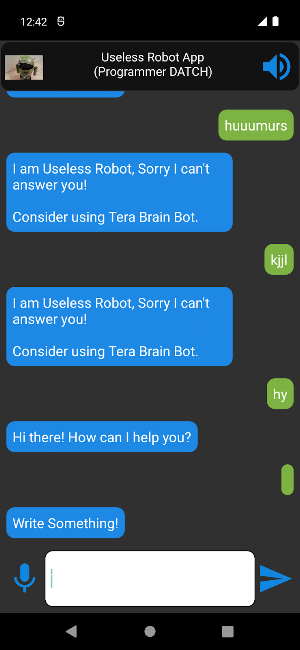 Useless Robot App Screenshot 1