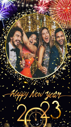 Happy NewYear Photo Frame 2023 Screenshot 1