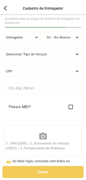 Papa-Léguas Entregador Screenshot 2