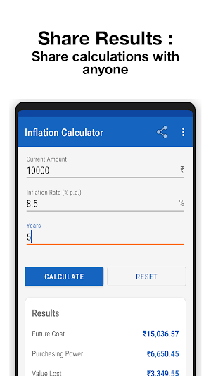 Inflation Calculator Screenshot 3