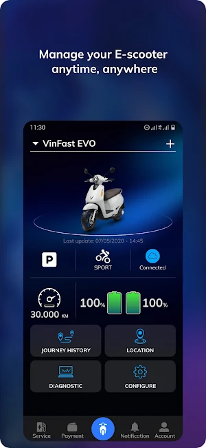 VinFast E-Scooter Screenshot 0