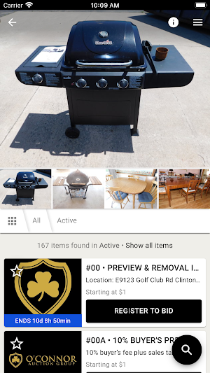 O'Connor Auction Group Screenshot 3