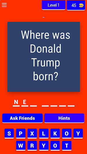 Trump Trivia Triumph Screenshot 0