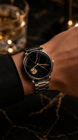 Kintsugi Time Watch Face Screenshot 1