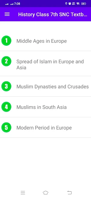 History Class 7th SNC Textbook Screenshot 0