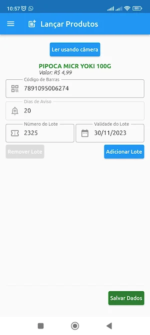 App Crol – Validade Inventário Screenshot 1