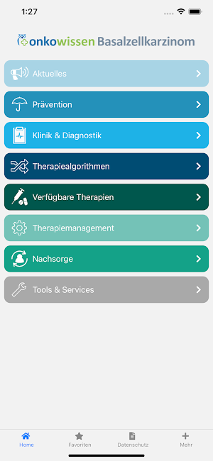 Basalzellkarzinom onkowissen Screenshot 0
