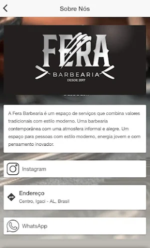 Fera Barbearia Screenshot 2