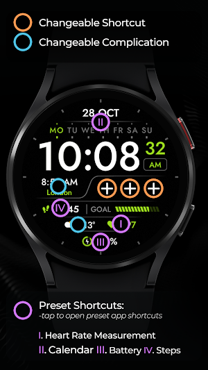 TVV Digital 5 Watch Face Screenshot 3