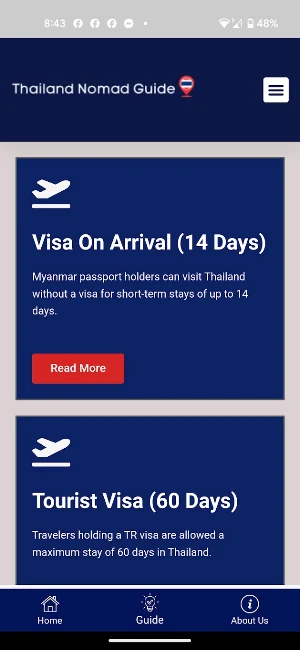 Thailand Nomad Guide Screenshot 2