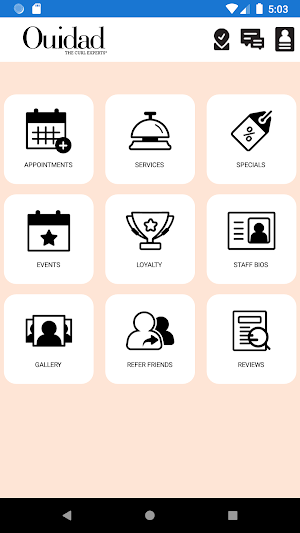 Ouidad Salon Screenshot 0