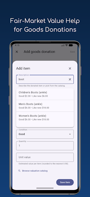 Donations Tracker Screenshot 3