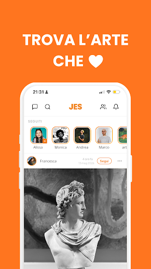 JES – Il Social dell'Arte Screenshot 0