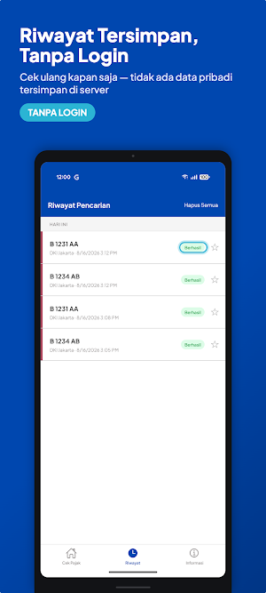 Cek Pajak Kendaraan: PKB STNK Screenshot 3