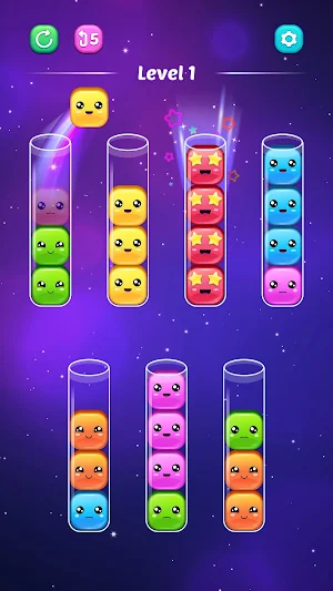 Sort Jellies - Color Puzzle Screenshot 0