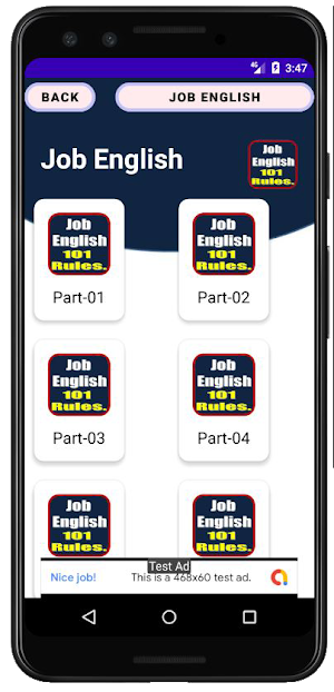 Job English. Most Important 101 Rules. Screenshot 1