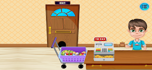 Supermarket Shopping 2D Sim 2 Screenshot 2