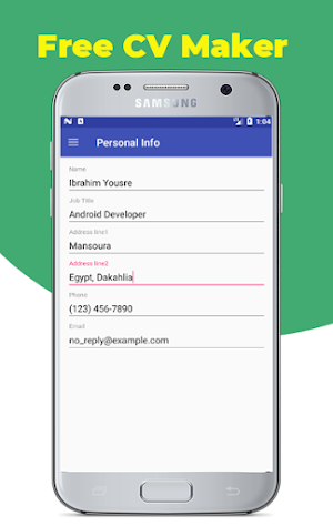 My  CV Builder Screenshot 0