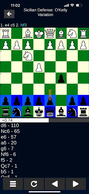 OpenChess: An Opening Explorer Screenshot 2