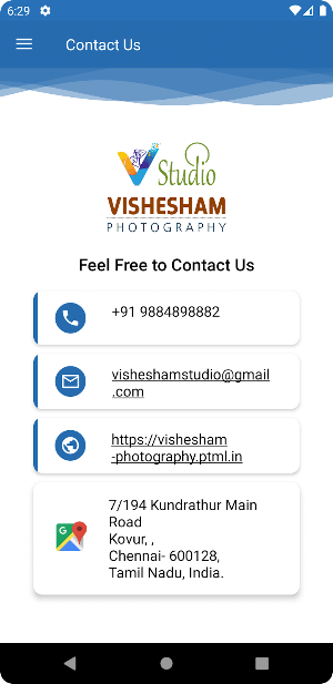 Vishesham Photography Screenshot 3
