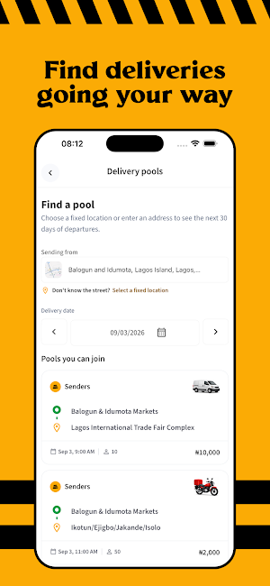 Krate - Affordable deliveries Screenshot 2