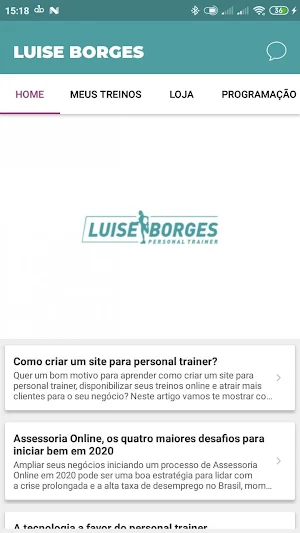 Luise Borges Personal Trainer Screenshot 0