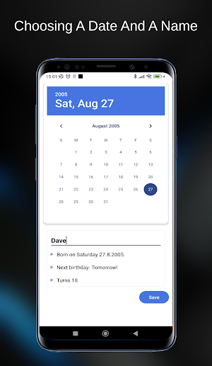 Dele Birthday Reminder Screenshot 3