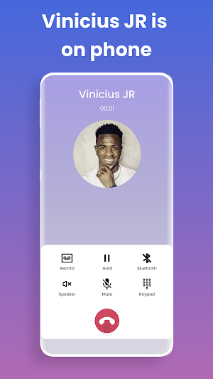 Vinicius Jr Fake Video Call Screenshot 2