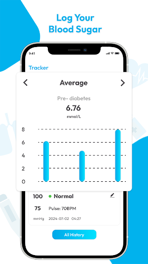 Blood Pressure Tracker App Screenshot 2