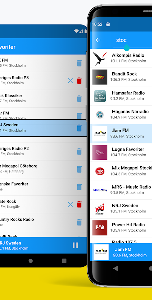 Radio Sverige - Online Radio stations. Free Radio Screenshot 1