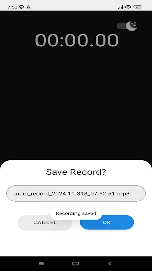 Stereo Voice Recorder Screenshot 3