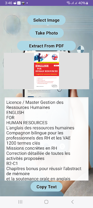 Extract Text From Image & PDF Screenshot 1