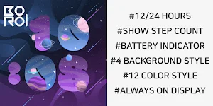 SpaceNumber Watchface screenshot 1