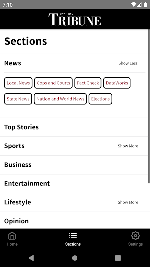 Royal Oak Tribune Screenshot 2