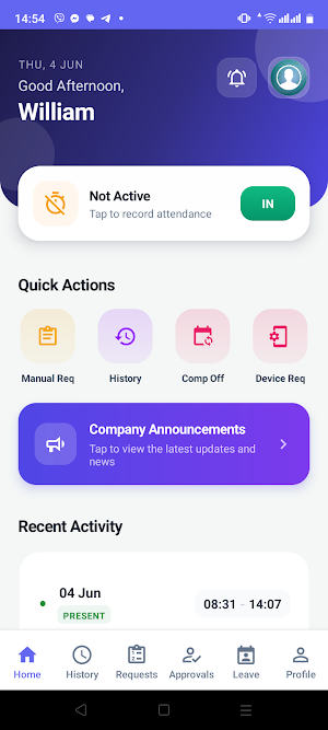 PeopleHub Screenshot 1