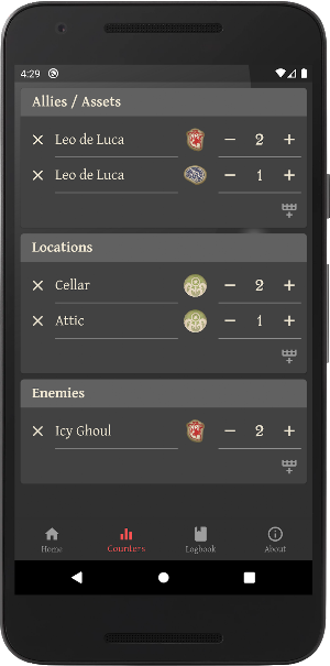 A. H. Tracker Screenshot 1