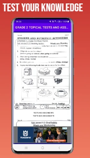 Grade 2 Subjects Topical Tests Screenshot 1
