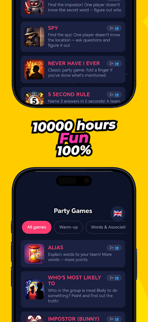 Gamemaster - partygames, quiz Screenshot 2