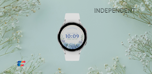 Independent: Flower Watchface Screenshot 0
