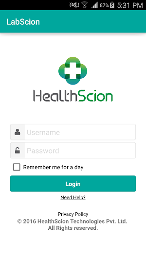 Healthscion's Lab Manager Screenshot 0