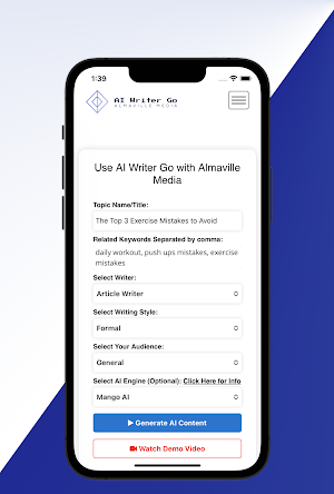AI Writer Go Screenshot 0