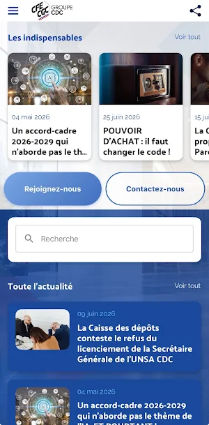 CFE-CGC Groupe CDC Screenshot 0