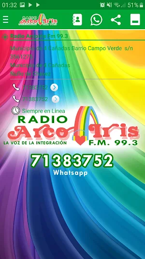 Radio Arcoíris FM 99.3 Screenshot 3